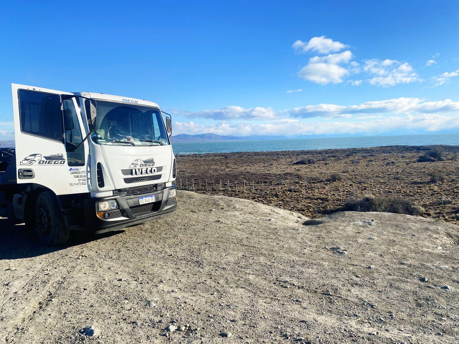 Iveco en la costa patagónica